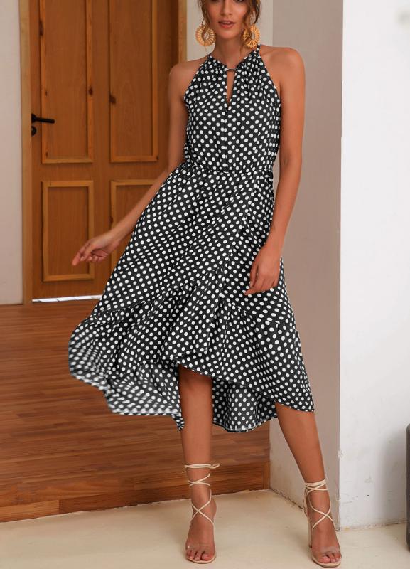 

Bohemian Style Women Dress Vintage Splitters Maxi Lotus Leaf Wrap Dress Women Evening Party High Waist Dresses