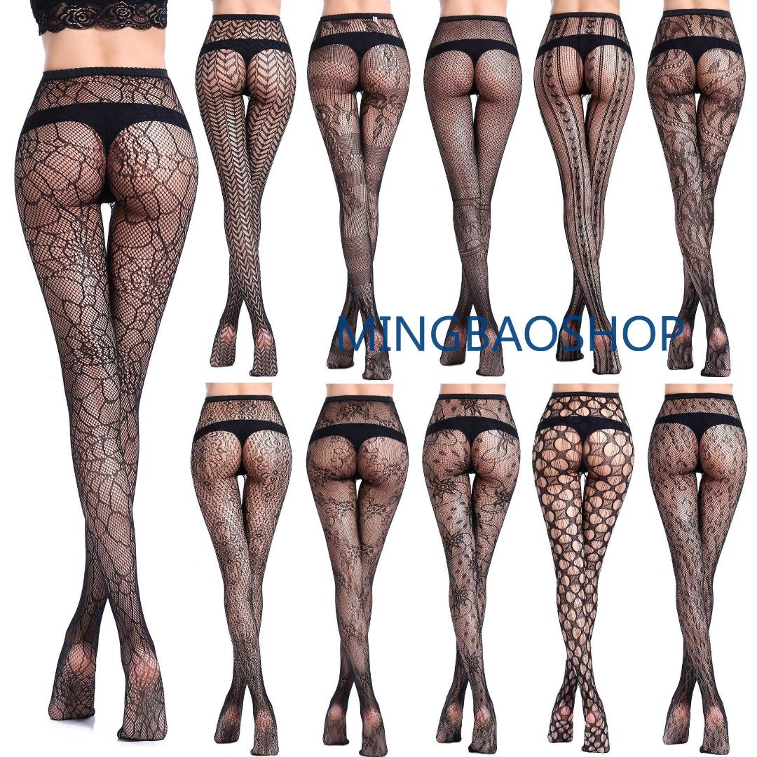 

2019 Mesh Stockings Lingerie Skin Thigh High Stocking sexy silk stockings bottom pantyhose fishing net jacquard net, Wk11