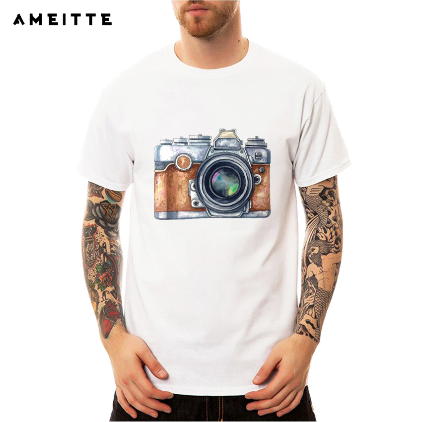 Scegli la tua arma Foto Da Uomo T-shirt Tee Regalo Di Compleanno fotografo Fotografia