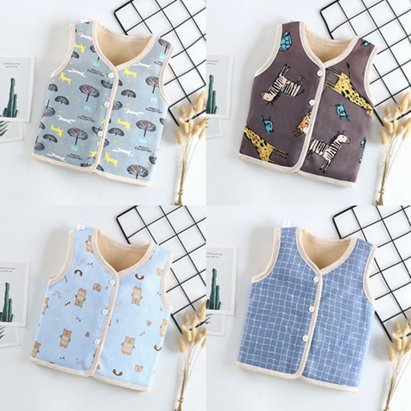 

Infant Baby Wear Autumn Winter Warm Waistcoat Baby Boys Girls Clothing Kids Waistcoats For Kids Vest, 14