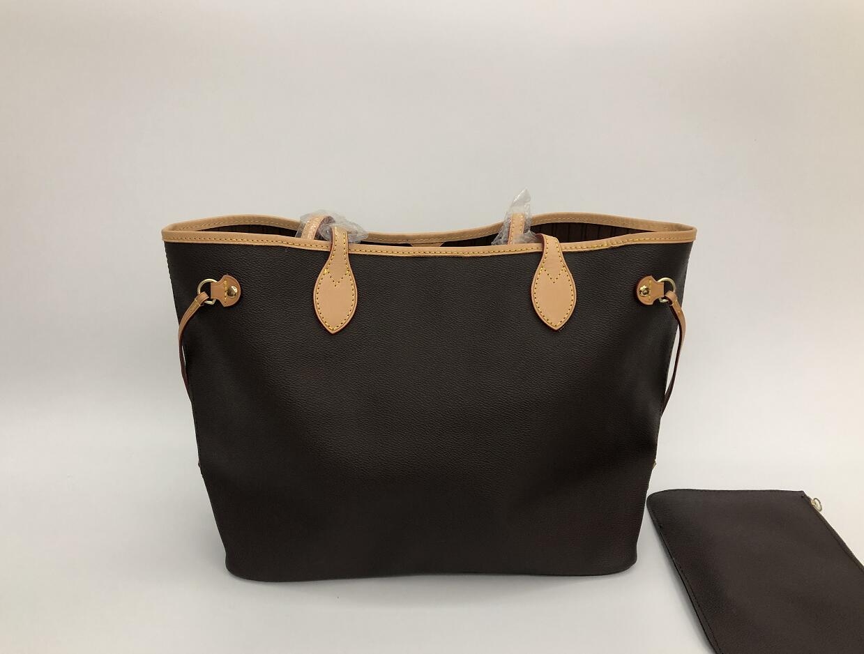 

2020 Women's Fashion Messenger Bag oxidize Leather Favorite clutch Handbag excellent quality shoulder Bag, Brown grid