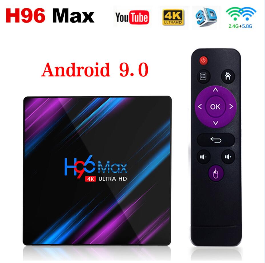 

Hot H96 Max Android 9.0 TV Box 2G16G 4G32G 4G64G RK3318 2.4G/5G Dual WIFI Smart TV BOX