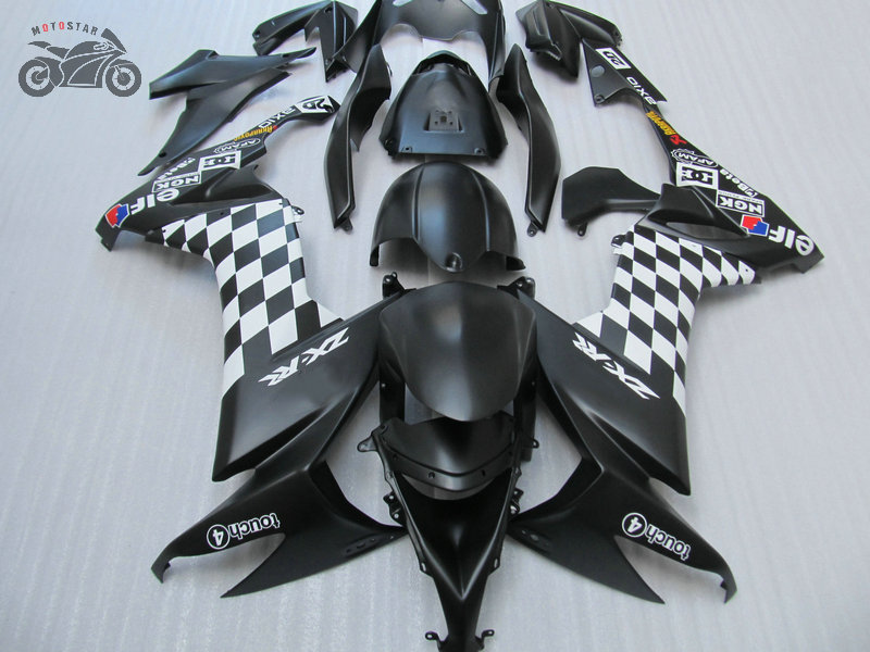 

Free Custom Chinese fairings kit for KAWASAKI Ninja ZX-10R ZX-RR 2008 2009 2010 2011 road racing motorcycle fairing parts ZX 10R 08-11 ZX10R, Same as the picture