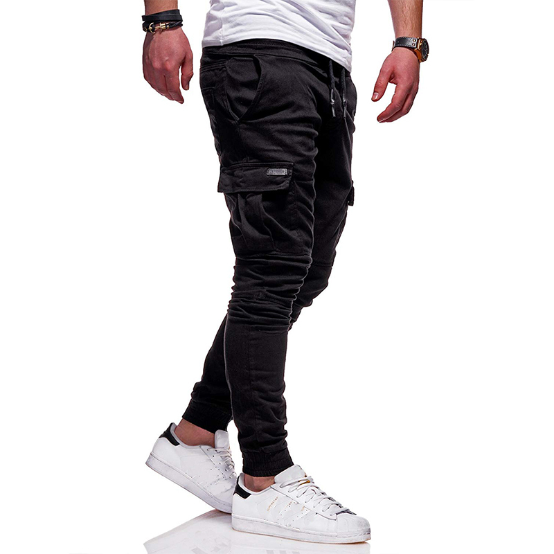 Compra Hombres Nuevos Bolsillos Laterales Pantalones De Lápiz Pantalón  Largo Vogue Hombre Casaul Pantalones Con Tobillo Atados Pantalones  Deportivos Ropa Deportiva Barato | Entrega Rápida Y Calidad | Es.Dhgate