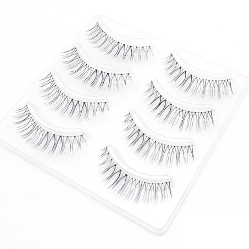 

Silk Eyelashes Eye Lashes Hand Made Natural Long Faux Cils Lashes Reusable False Eyelashes Wimpers Beauty Make Up 33