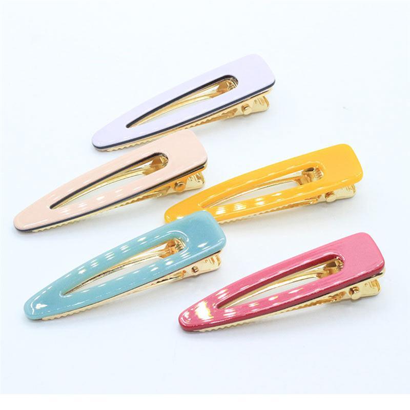 

10 Pcs Acrylic Resin Hair Barrettes Fashion Geometric Alligator Hair Clips For Women And Ladies Hair Accessories (Random Color )