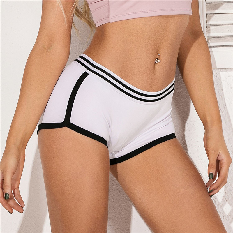 

Yoga Shorts for Women Lycra High Waist BuScrunch Booty Spandex Gym Workout Shorts, Black