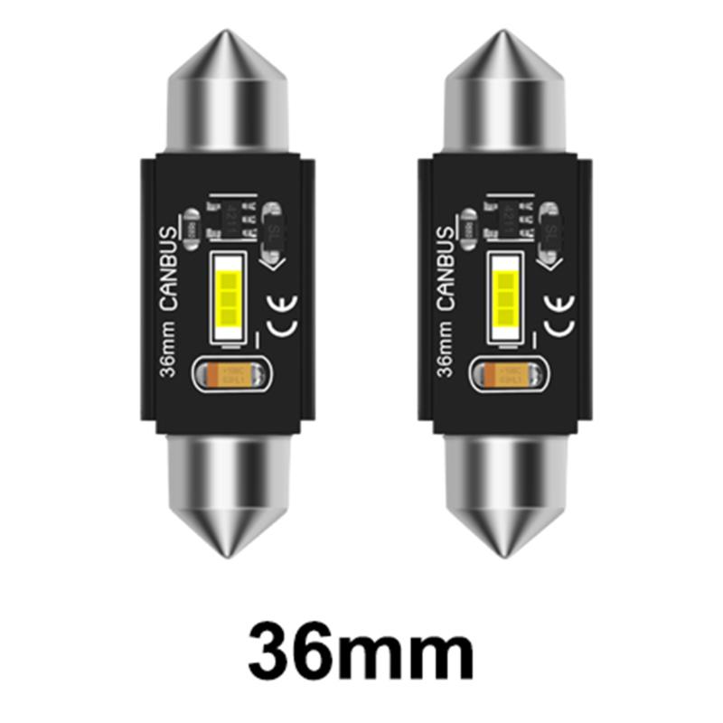 

600LM Reading Light 2pcs Super clear 3W Replacement Door CSP Chip 1860, As pic