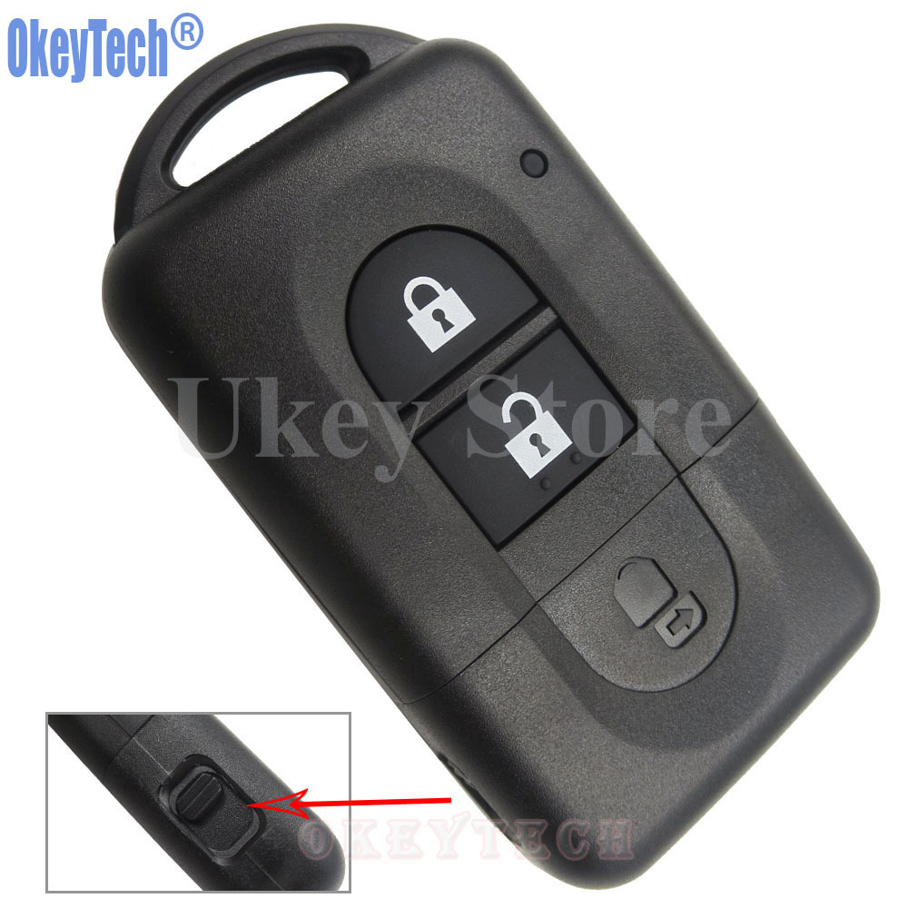

2 Button New Replacement Remote Car Key Shell Fob Case For Nissan Micra Xtrail Qashqai Juke Duke Navara Free Shipping, 2 buttons