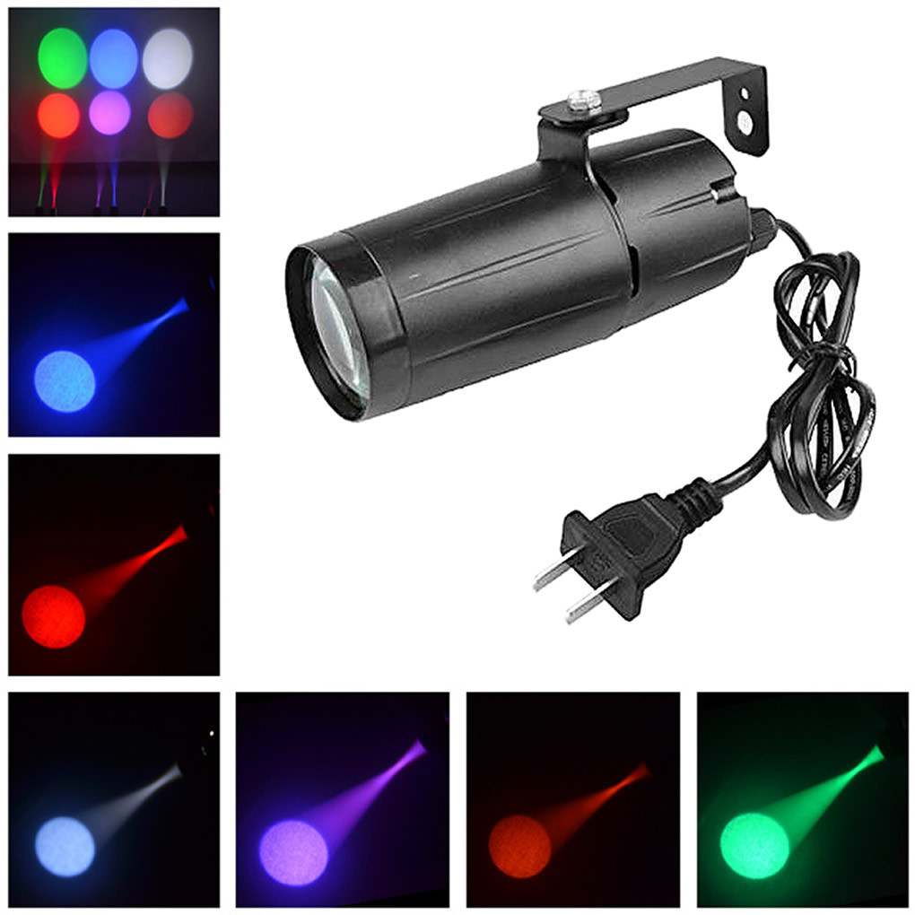 AUCD Mini 3W Single Color LED Track Light Store Art Decor Projector Spotlights Beam Lamp Home Party DJ Show Stage Lighting LE-M02-image-458949890