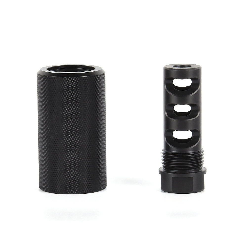

.308 7.62 Muzzle Brake 5/8x24 Threads with 13/16x16 Outer Sleeve
