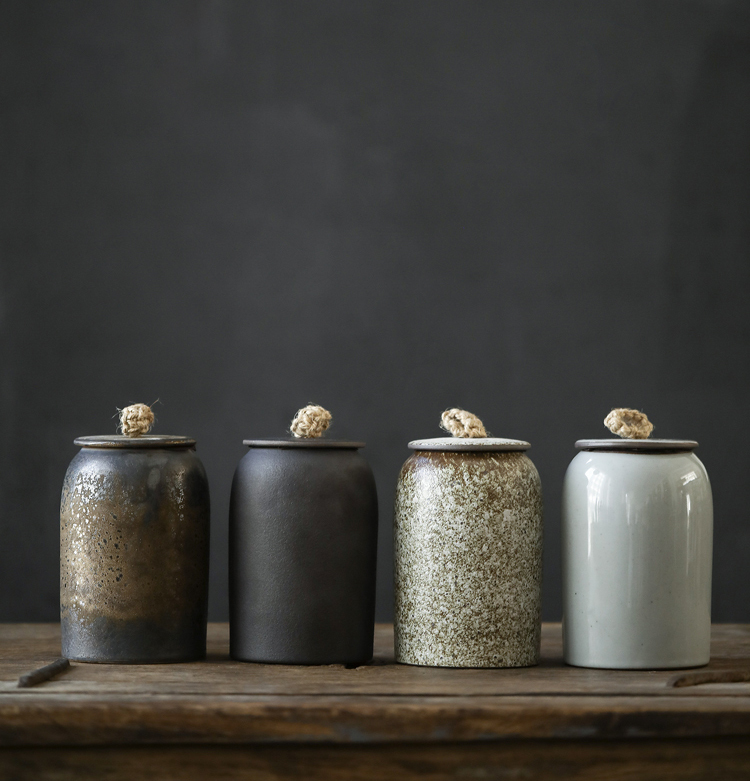 

TANGPIN japanese ceramic tea caddies porcelain tea canisters storage tea or food