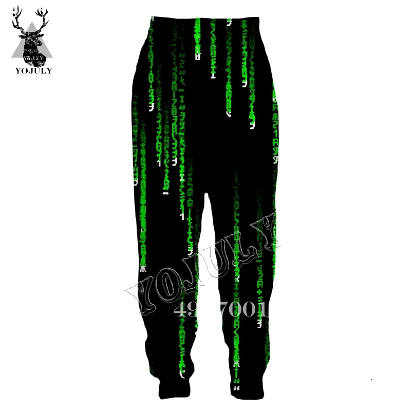 

YOJULY I'm A Hacker Programming Code Gamer 3D Print sweatpants Summer Unisex Fashion Long Pants Men Fashion Casual Trousers L7 CJ191210