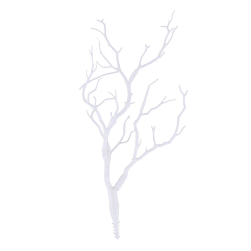 

3pcs Artificial Dry Plant Tree Branch White Wedding Home Decor(white)36*22cm