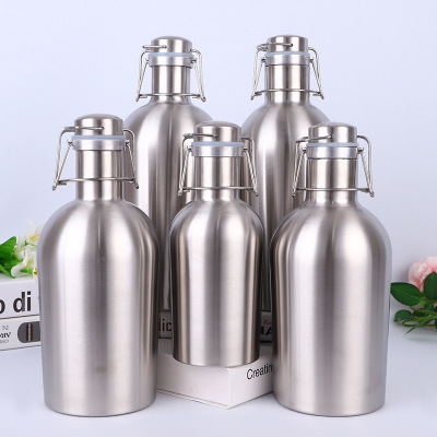 

32oz Beer Growler Custom Colors Can Be Used in Small Bars to Add Flavor Stainless Steel Tumbler Large Capacity