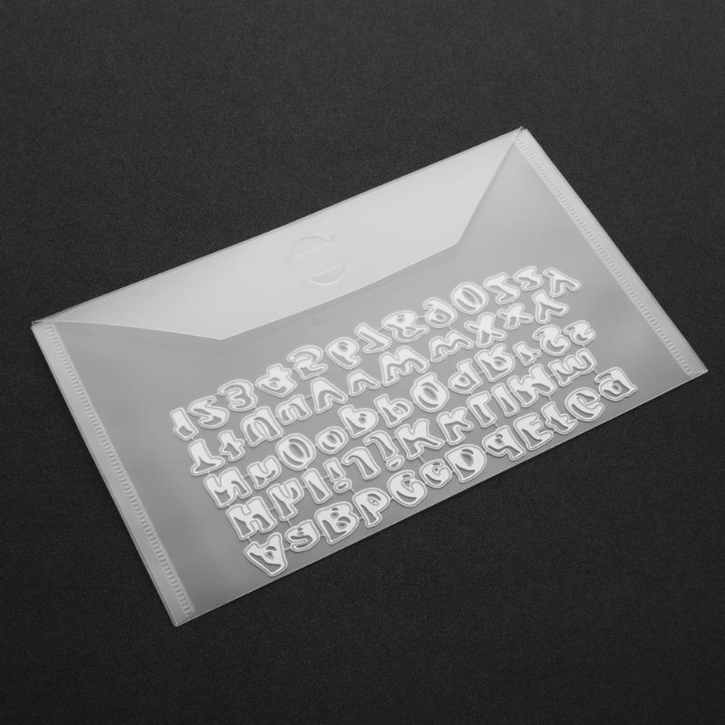 

10pc self Transparent Plastic Bags jewelry Packaging Bags Gift for DIY Scrapbooking Cutting Dies Stamp