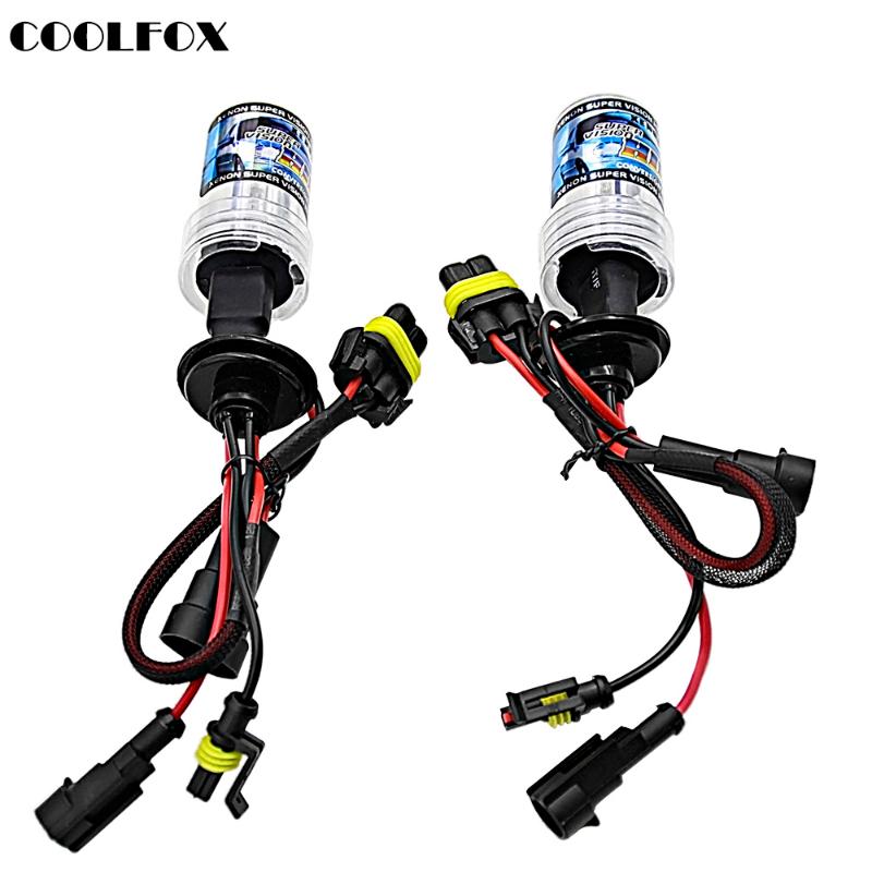 

COOLFOX 12v 55w Xenon H7 H1 H11 HB3 9005 H3 9006 hb4 HID Xenon Bulb Headlight Car Styling Light Lamp 4300K 6000K 8000K 10000K