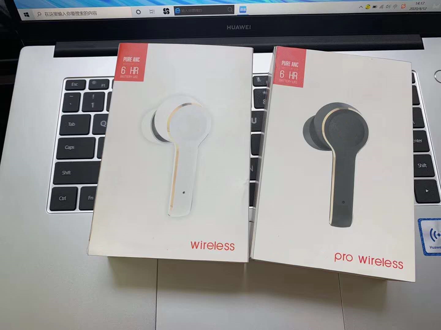 

2020 New Arrived Studi Pro Wireless Earphones TWS Super Stereo Headphones Bluetooth 5.0 Normal Shipment, Black
