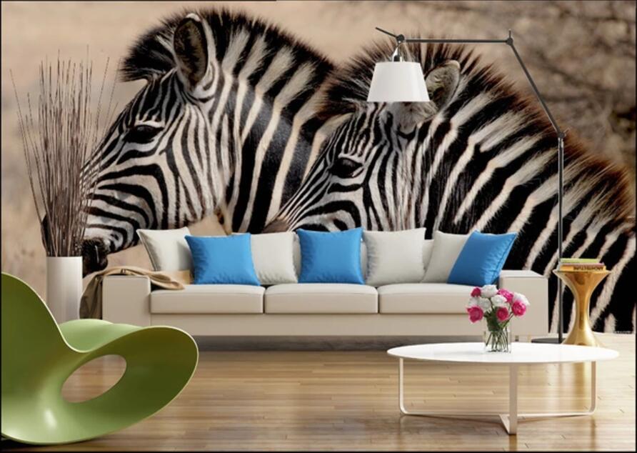 

WDBH custom photo 3d wallpaper Modern zebra steppe tv background living room home decor 3d wall murals wallpaper for walls 3 d, Non-woven wallpaper