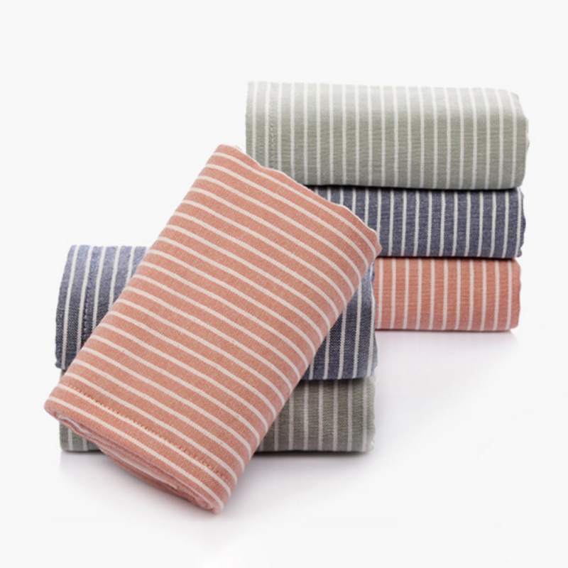 

High-quality Striped Gauze Towel Breathable And Quick-drying Face Towel Bath Cotton Absorbed Soft Face n, Lh