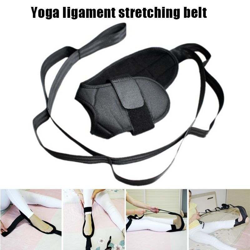 

Ankle Joint Stretcher Tendon Repair Ligament Foot Stretching Training Yoga Ligament Stretching Belt Fitness Rehabilitation, Black