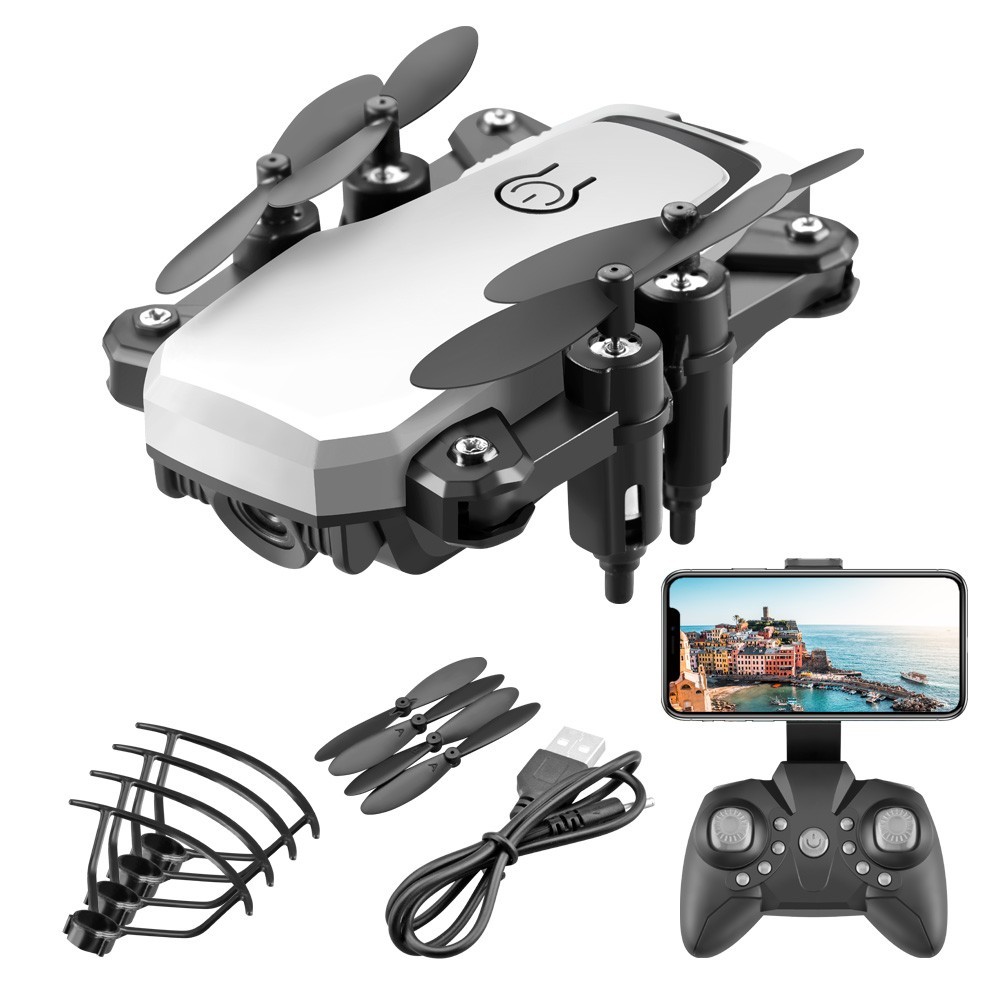 FPV RC Drone With 720P 480P Camera Quadcopter Folding Altitude Hold Mini Helicopter For Kids Toys-image-528019958