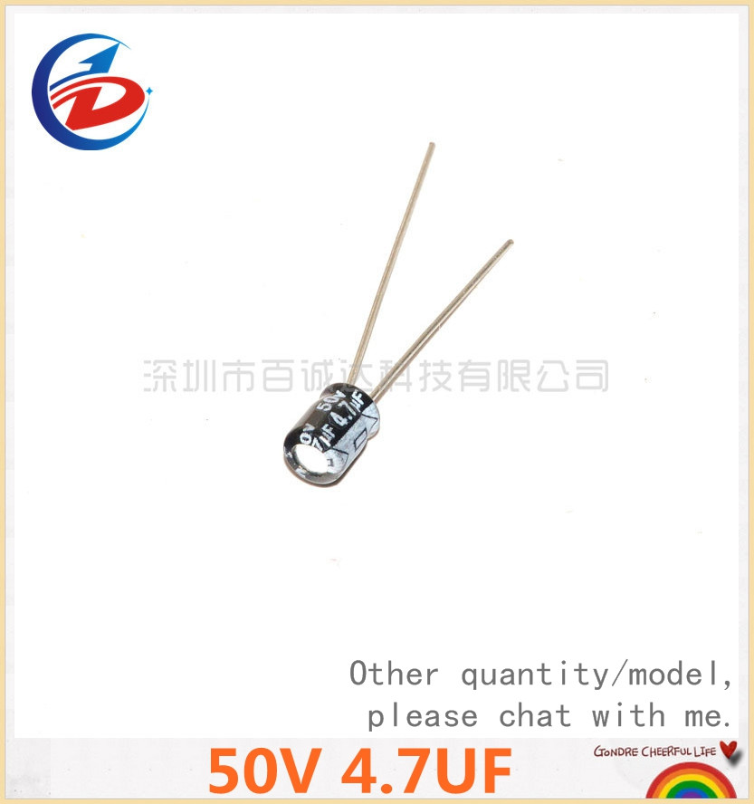 3 pezzi 3 x 1UF 50V CONDENSATORE ELETTROLITICO SMD 4X5,4MM