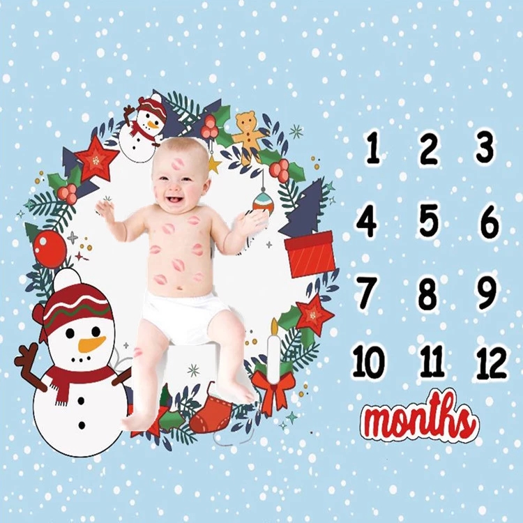 

Baby Milestone Blanket Monthly Baby Blankets Newborn Soft Photography Props Angel Wing Background Blanket