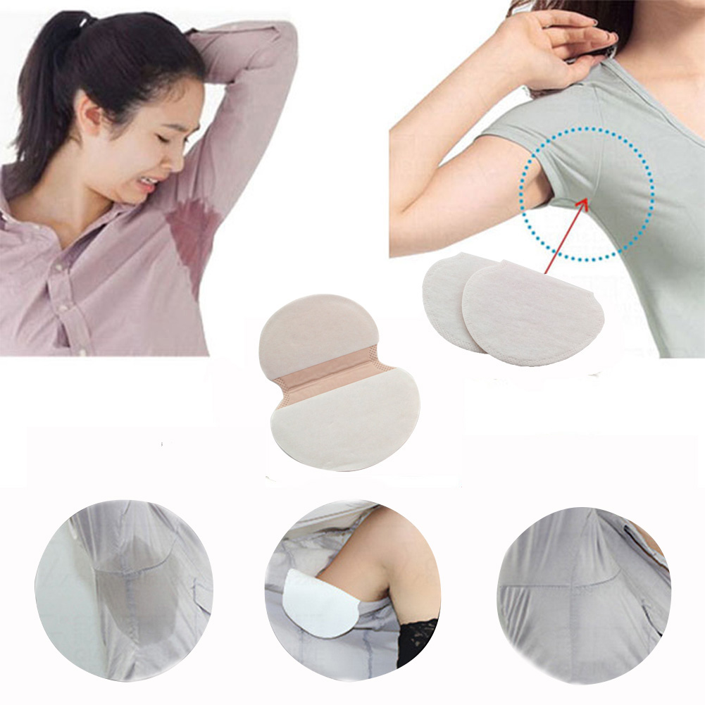 

5/10/15/25/50/100 Pairs Disposable Anti Sweat Pad Absorbing Underarm Armpits Sweat Pads Deodorant For Women Absorbent Pads