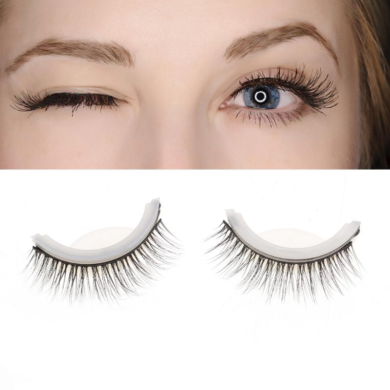 

3D Natural Professional Self Adhesive Eyelashes No Stimulation False Eyelashes Lashes Soft Makeup Extension Eyelash