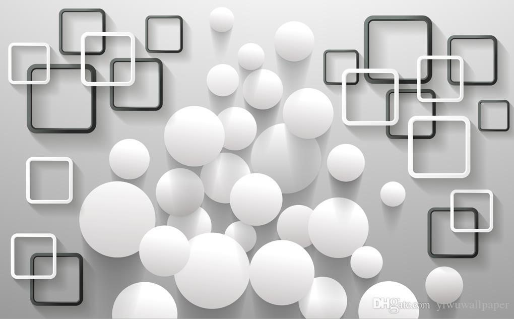 

3d stereoscopic wallpapers minimalist ball box background wall mural 3d wallpaper 3d wall papers for tv backdrop, As show