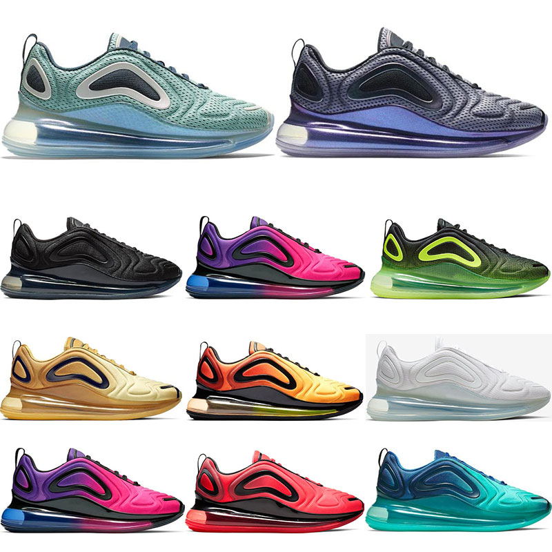 

2019 running shoes for men Neon triple white black sunset DESERT GOLD NORTHERN LIGHTS DAY women trainer sports Breathable sneaker size 36-45, Neon 40-45