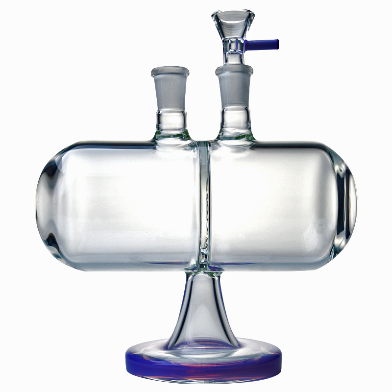 

Glass Bong Hookahs Smoking Bongs Invertible Gravity Infinity Waterfall Water Pipe Oil Dab Rig 14mm Female Purple Joint With Bowl