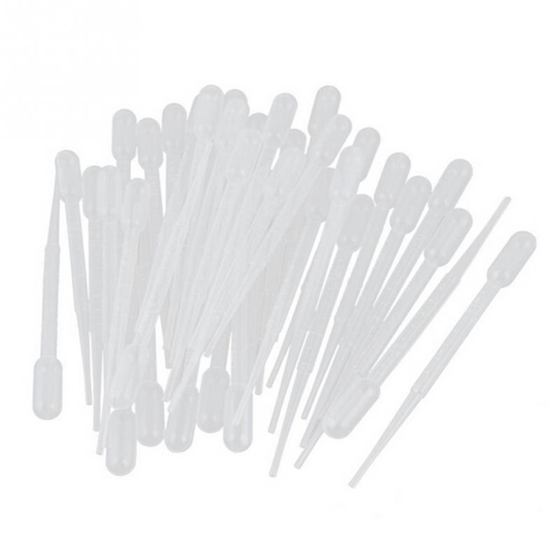 

Wholesale- 100 Pieces Of Plastic Disposable Graduated Transfer Pipettes Eye Dropper Set Pipe Pipette Set SchoolMaterial
