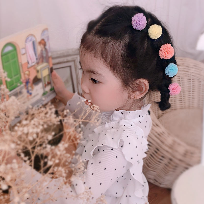

New Korean Children'S Headband Does Not Hurt Hair Girl Baby Rubber Band Flower Hair Rope Accessories, A13