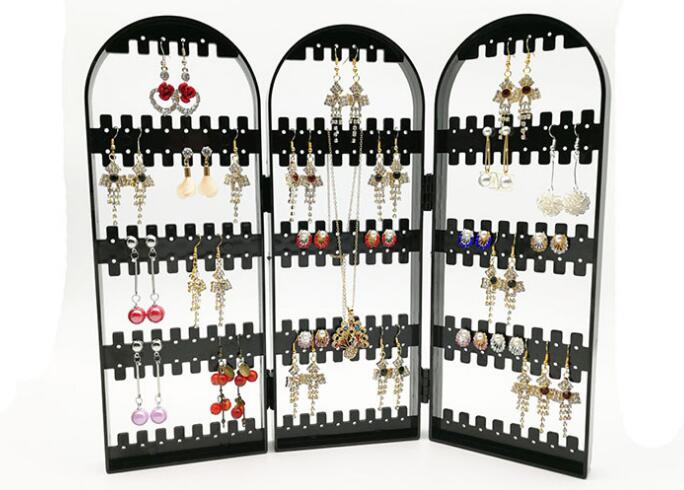 

Multi Doors Plastic Earring Display Stand Holder Rack For Jewelry Earrings Gift Craft 1pcs/lot DS8