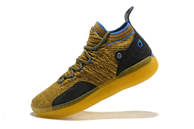 kevin durant shoes yellow and blue