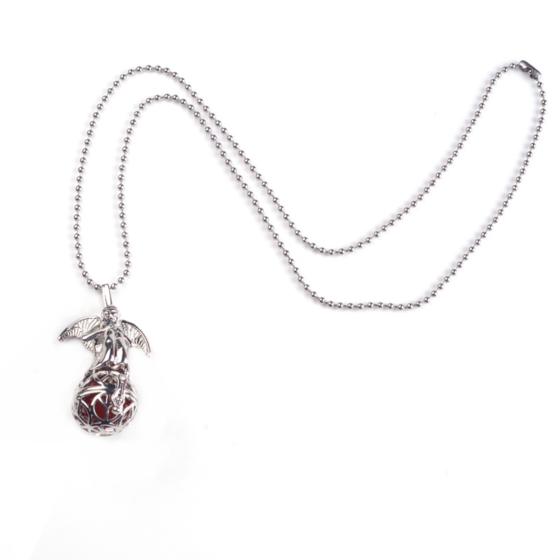 

Angel Alloy Love Maternity Harmony Charm Ball Pendant Mexican Pregnancy Lucky Necklace