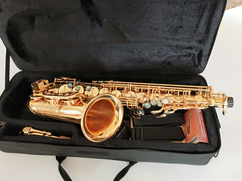 New Japan W A-901 E flat Alto saxophone High Quality musical instruments Alto professiona-image-495357816