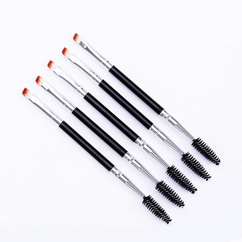 

1pcs Double Head Makeup Brush Hot Selling Professional Makeup Sweep Convenient Eyebrow Painting Eyelash Brush Eyeliner Come P3K1