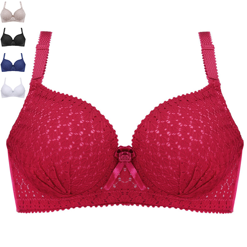 

Women Bra Sexy Lace Push Up Bra B C Seamless Intimates Wireless Bras Crop Top Femal Underwear Thin Cup Lingerie Bras For Lady, Beige