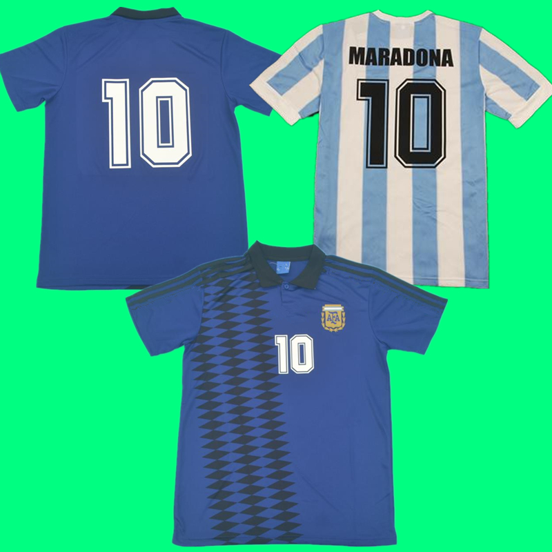 

1994 1995 Argentina Retro Soccer Jersey Vintage Classic 94 95 football shirt SIMEONE ORTEGA MARADONA CANIGGIA
