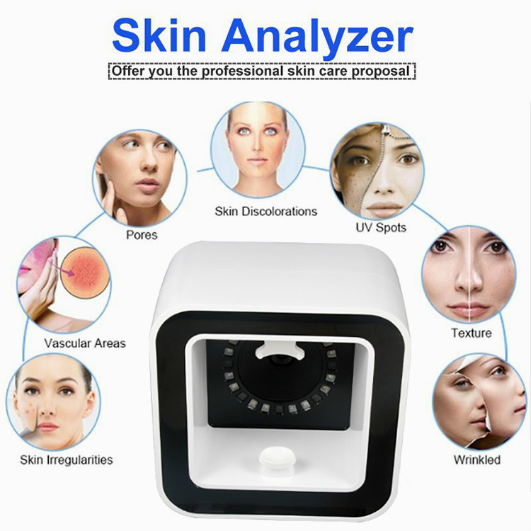 

Uv+Rgb+Pl Light Magic Mirror Digital Facial Analysis Scanner 3D Facial Skin Analyzer For For Measures Softness Moisture Oil