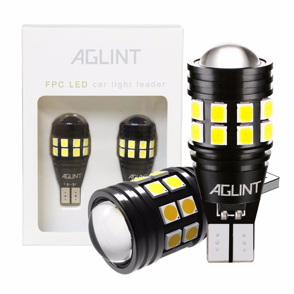 

AGLINT 2PCS T15 T16 W16W 921 955 LED Bulbs Canbus OBC Error Free 3030 SMD 22LEDs Car Backup Lamp Reverse Lights White 12-24V, As pic