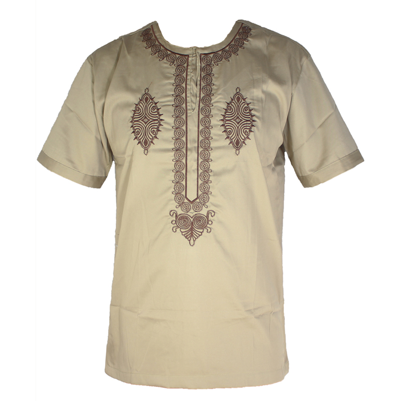 

Ethnic Clothing Wedding Wear Africa Clothes Bazin Embroidery Mens Dashiki Tops African Kaftan Tunic