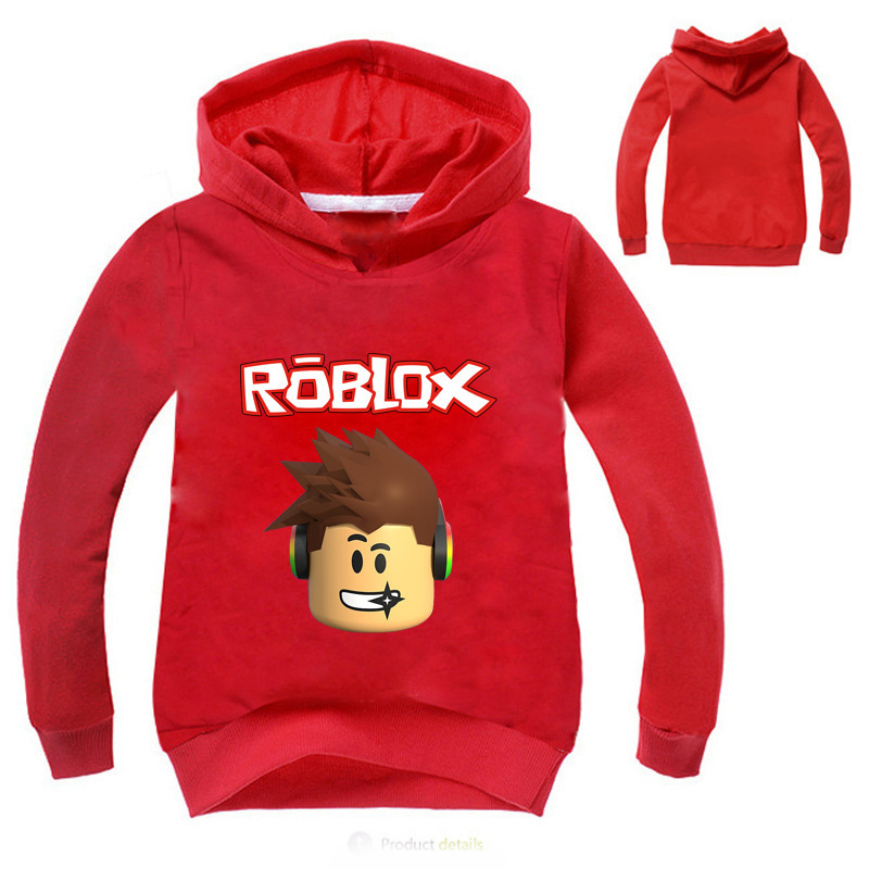 

Cartoon Roblox Hoodies Sweatshirt T-shirt Kids Boys Girls Sweatshirt Clothing Children Hoodied Long Sleeve Tees Casual Tracksuit Y190516, As picture shows