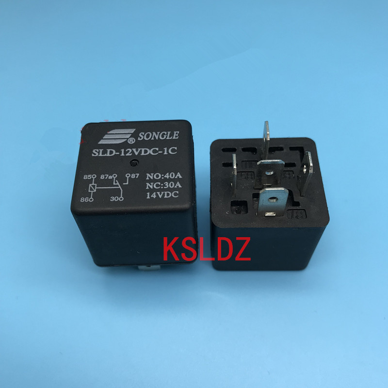 

Free shipping lot(5pieces/lot)100%Original New SONGLE SLD-12VDC-1C SLD-24VDC-1C 12V 24V 5PINS 30A Automobile relay