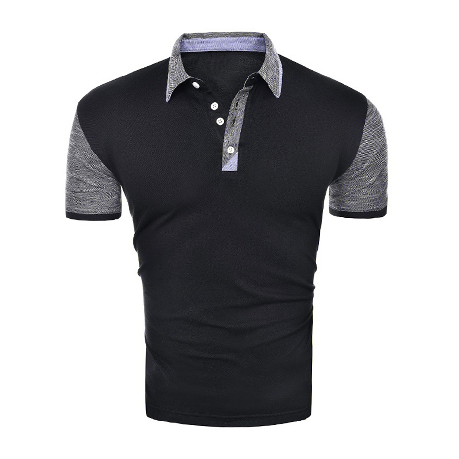 Casual Slim Fit Tops Polos Male Breathable Cotton Men Polo Shirt Short Sleeve Bussiness Polo Shirts Man Clothes