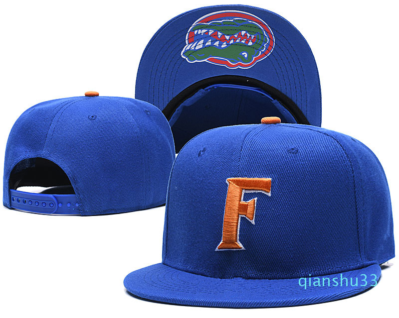 

Wholesale-New College Adjustable Hats All University Snapback in stock Mix Match Wholesale Order Gray Royal Blue