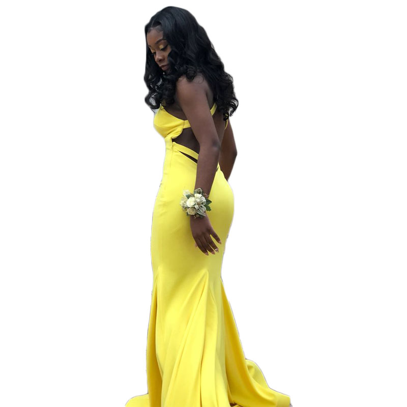 

Deep V Neck Sexy Prom Dress Gown Mermaid Yellow Formal Dresses for Girls Open Back Graduation Gowns Long, Dark green